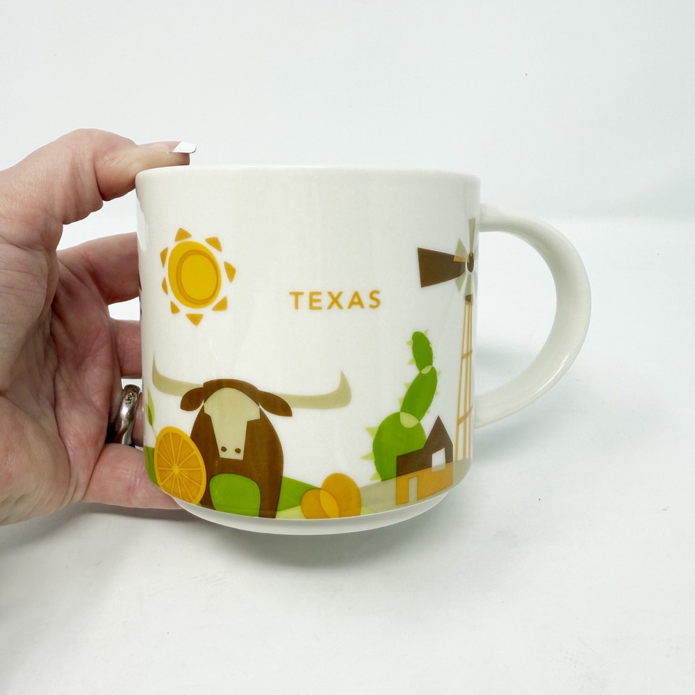 Starbucks You are‎ Here Texas 14 oz Ceramic Mug
